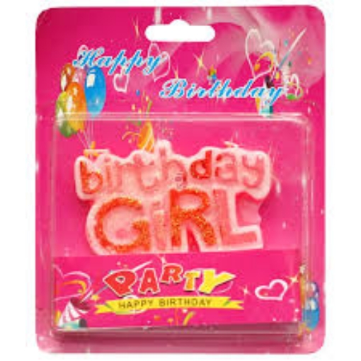 Picture of  Birthday Girl Alphabet Candles