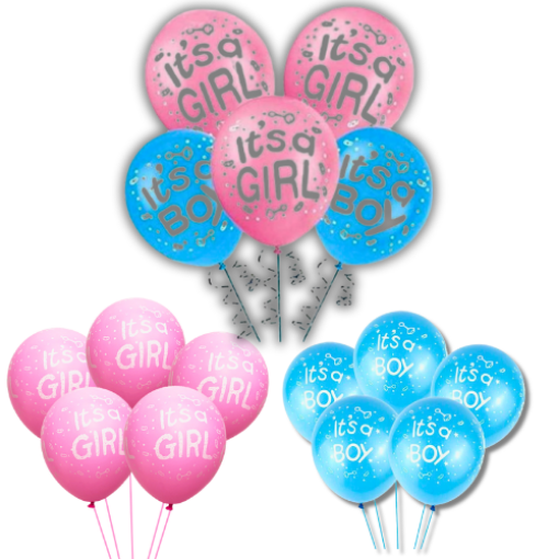 Picture of Latex gender reveal balloons