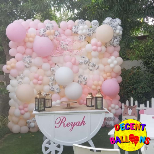 Picture of Pastel-Themed Birthday Party Setup – Elegant & Whimsical Celebration Decor