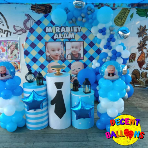 Picture of Boss Baby-Themed Birthday Party Setup – Fun & Stylish Celebration Decor