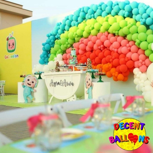 Picture of CoComelon Birthday Party Setup – Joyful & Colorful Party Decor