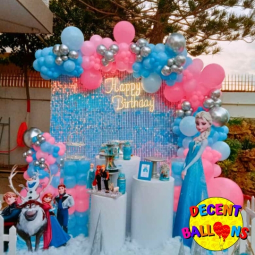 Picture of Frozen Birthday Party Decor – Magical & Elegant Celebration Setup