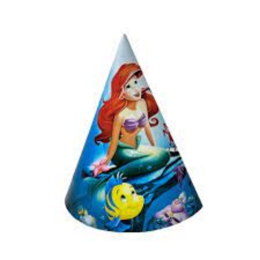 Picture of Ariel The Little Mermaid Birthday Caps