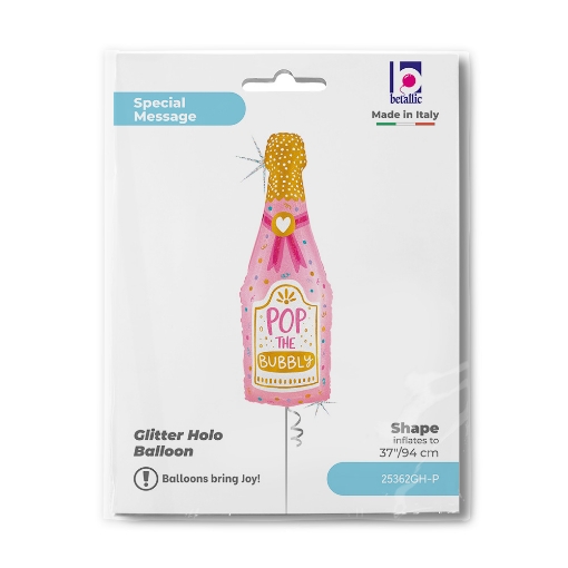 Picture of Champagne Bottle Foil Balloon