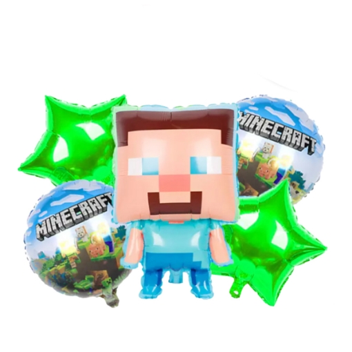 Picture of Minecraft 5 Pc. Foil Balloon Set