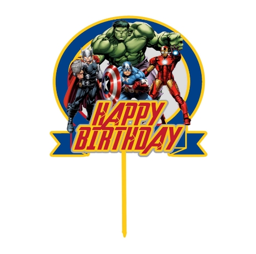 Picture of Avengers Cake Topper