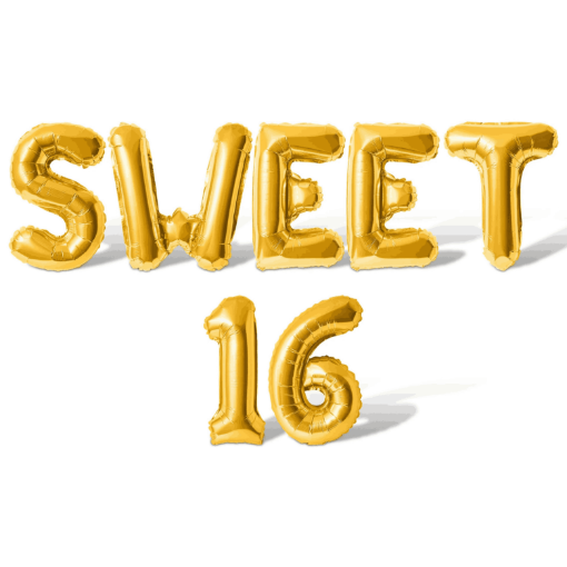 Picture of Sweet 16 Foil Balloon Banner