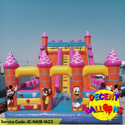 Picture of Disney Kingdom Twin Slide Jumping Castle