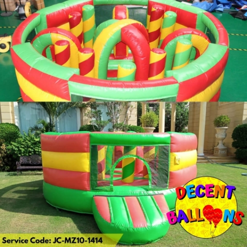 Picture of Circular Maze Jumping Castle Playland Rental